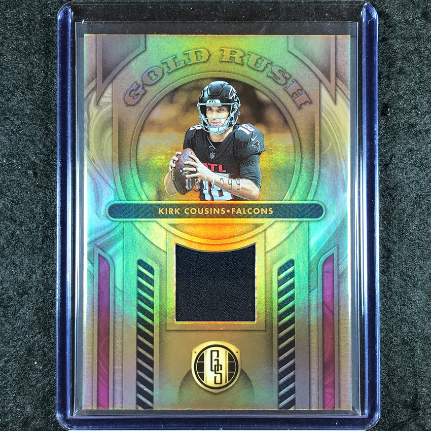2024 Gold Standard Football KIRK COUSINS Gold Rush Jersey Relic 81/299