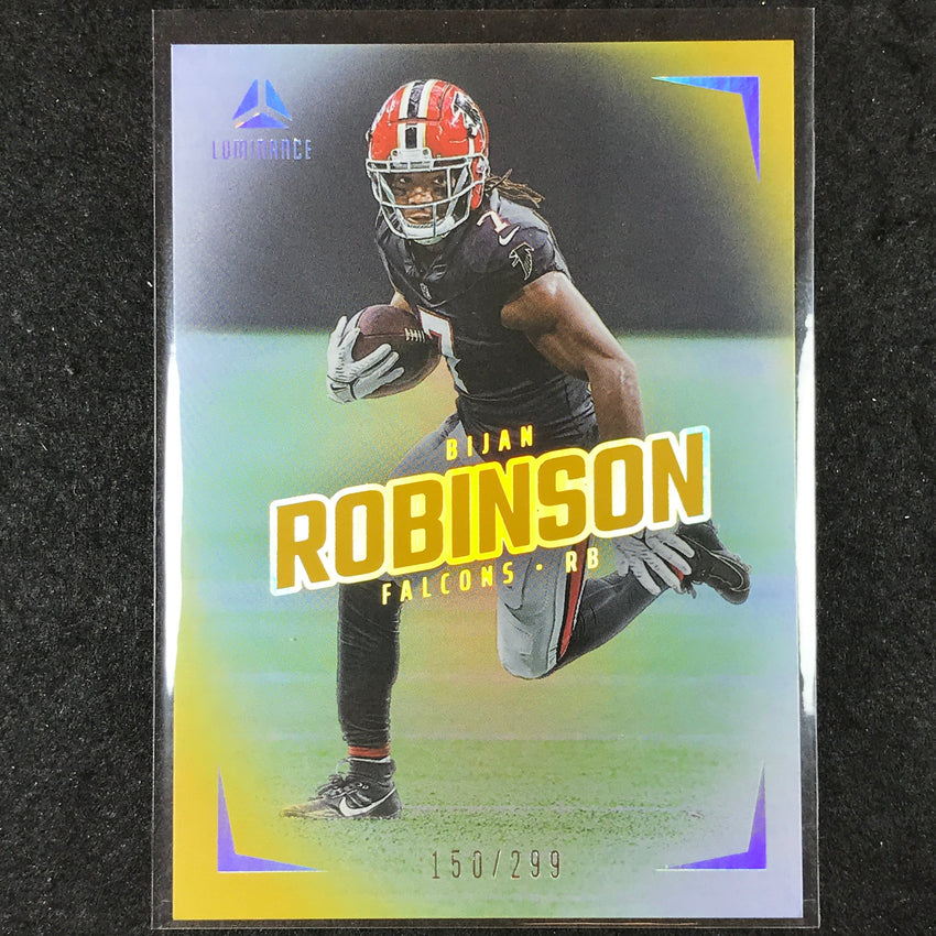 2024 Luminance Football BIJAN ROBINSON Base Vertical Gold 150/299 #3