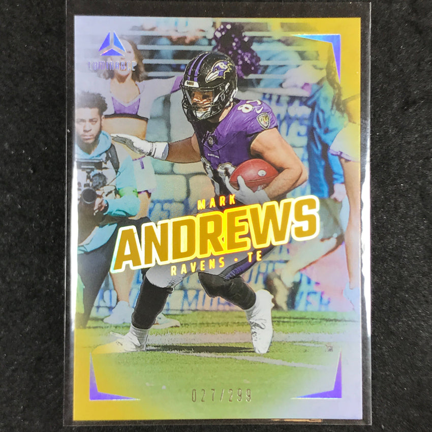 2024 Luminance Football MARK ANDREWS Base Vertical Gold 27/299 #6