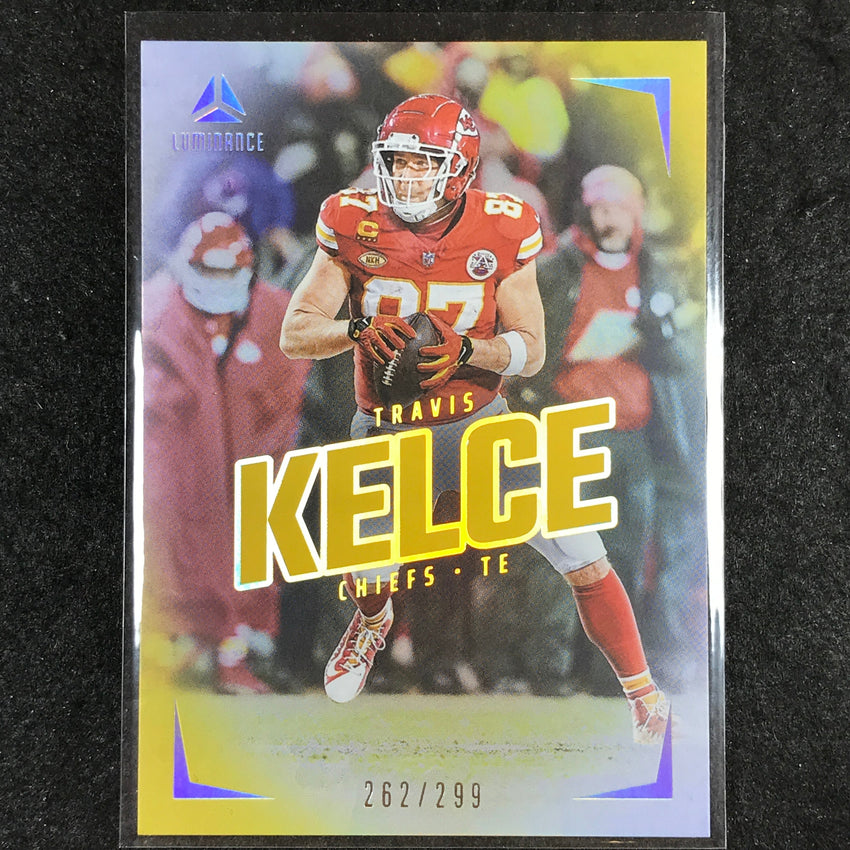2024 Luminance Football TRAVIS KELCE Base Vertical Gold 262/299 #33