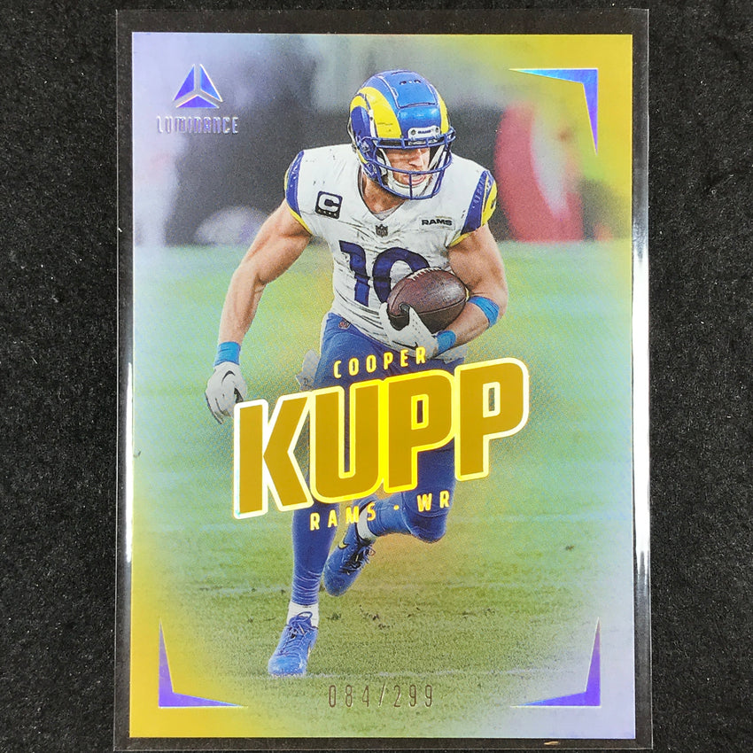 2024 Luminance Football COOPER KUPP Base Vertical Gold 84/299 #42
