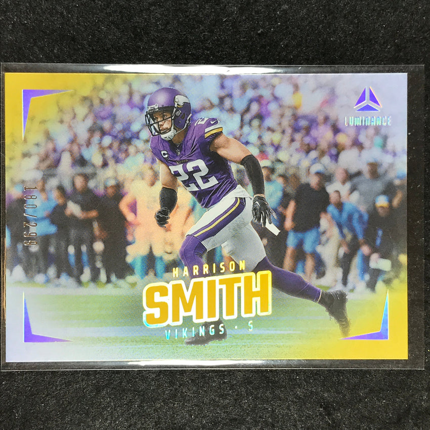 2024 Luminance Football HARRISON SMITH Base Horizontal Gold 180/299 #83