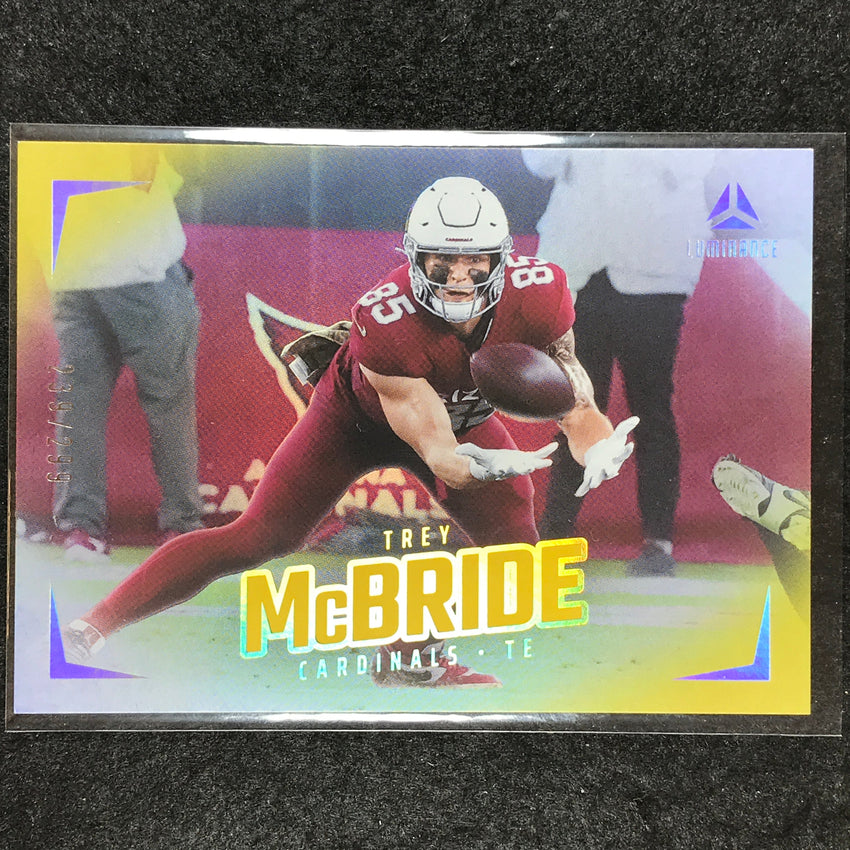 2024 Luminance Football TREY MCBRIDE Base Horizontal Gold 239/299 #99