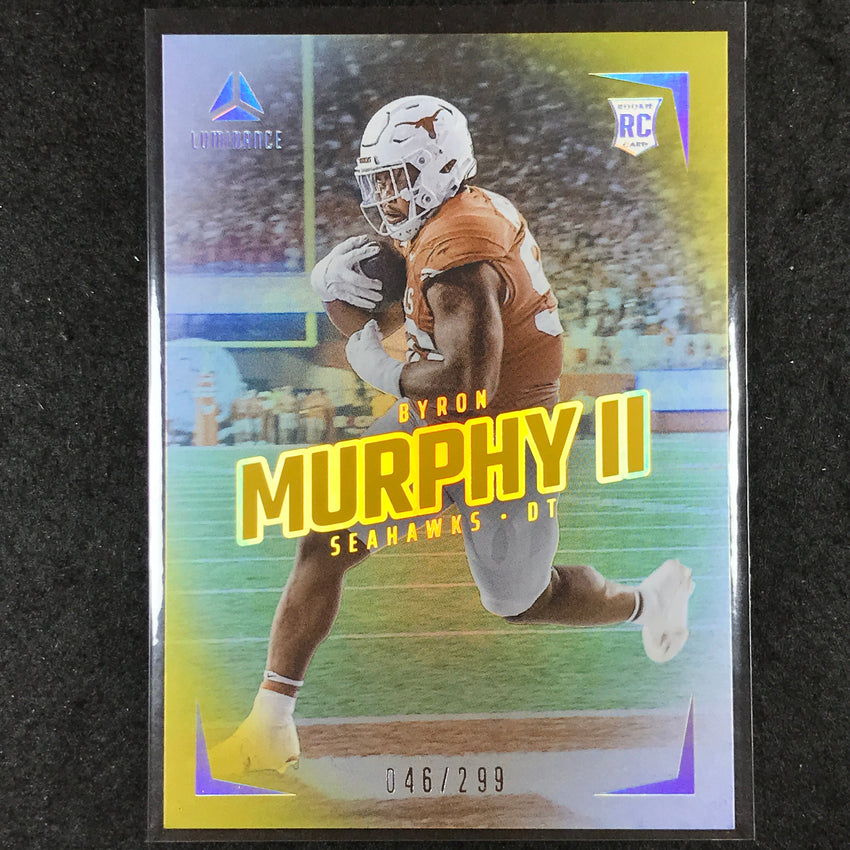 2024 Luminance Football BYRON MURPHY II Rookie Base Vertical Gold 46/299 #113