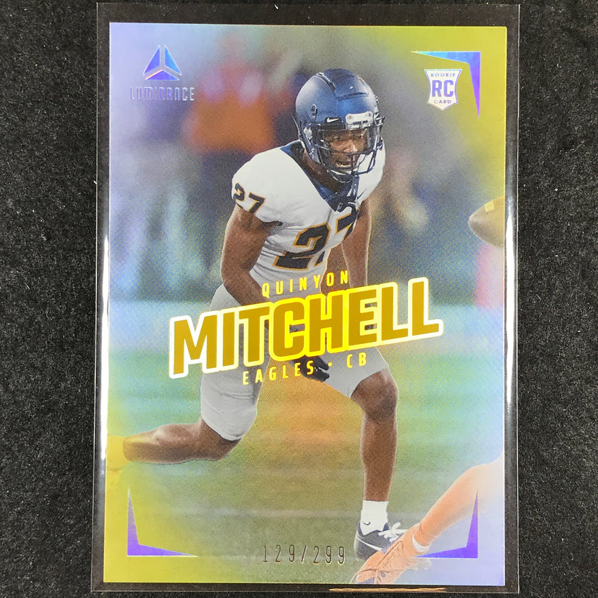 2024 Luminance Football QUINYON MITCHELL Rookie Base Vertical Gold 129/299 #117