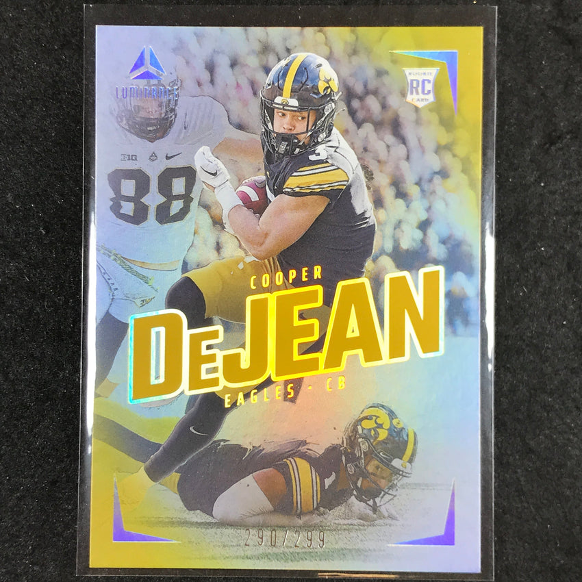 2024 Luminance Football COOPER DEJEAN Rookie Base Vertical Gold 290/299 #119