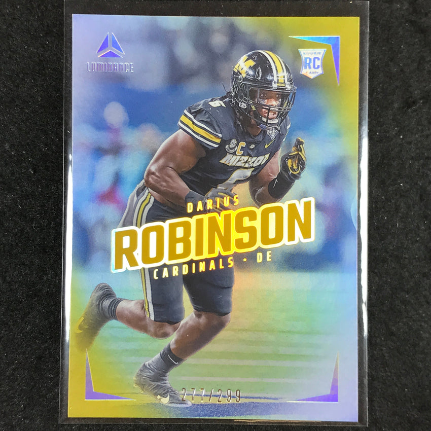 2024 Luminance Football DARIUS ROBINSON Rookie Base Vertical Gold 277/299 #124