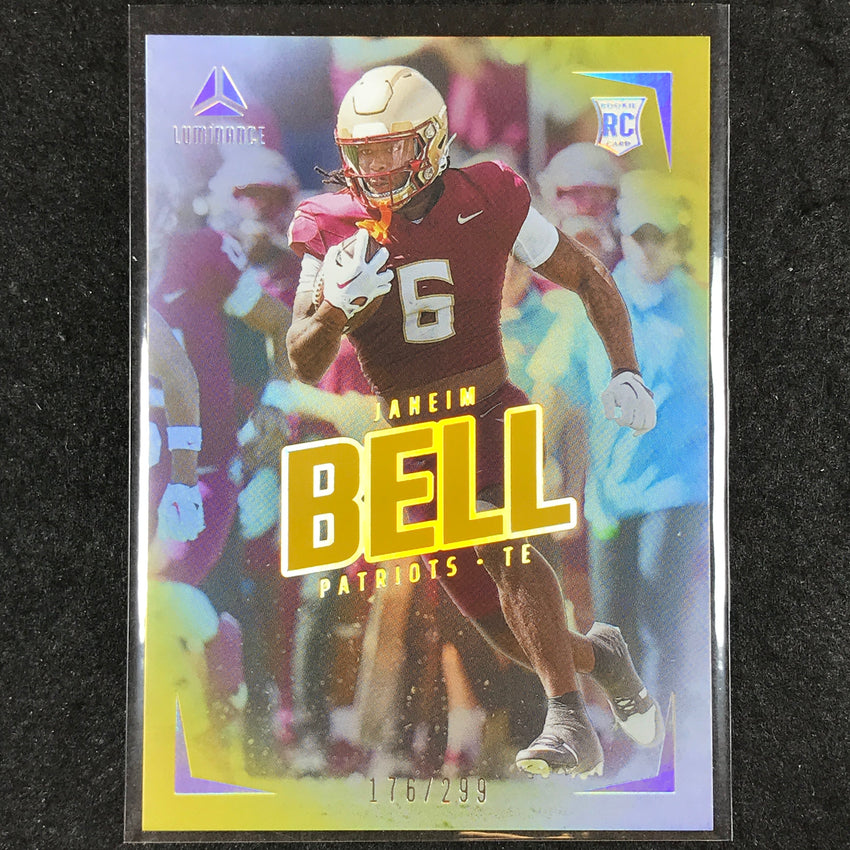 2024 Luminance Football JAHEIM BELL Rookie Base Vertical Gold 176/299 #163