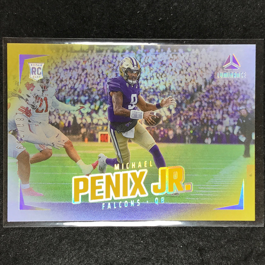 2024 Luminance Football MICHAEL PENIX JR. Rookie Base Horizontal Gold 180/299