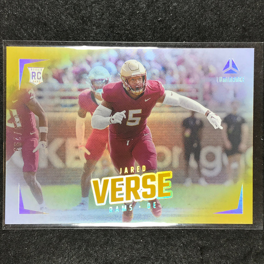 2024 Luminance Football JARED VERSE Rookie Base Horizontal Gold 99/299 #196