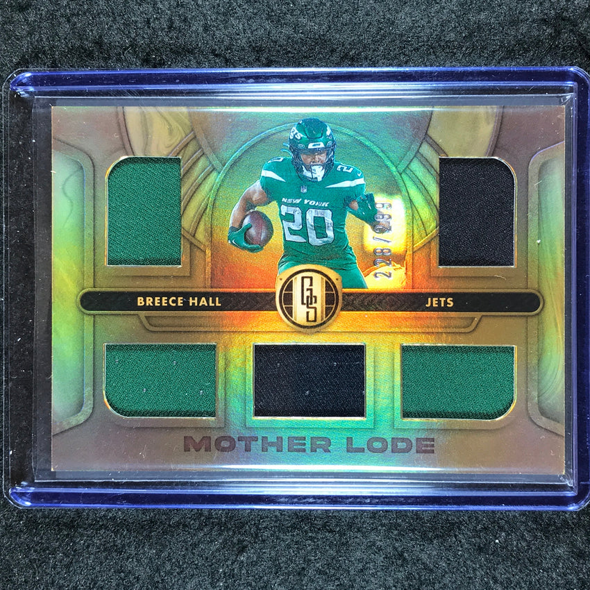 2024 Gold Standard Football BREECE HALL Mother Lode Jersey Relic 228/299
