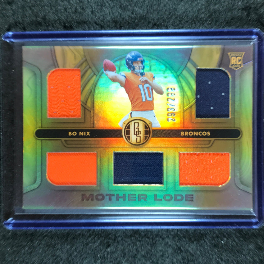 2024 Gold Standard Football BO NIX Mother Lode Rookie Jersey Relic 293/299
