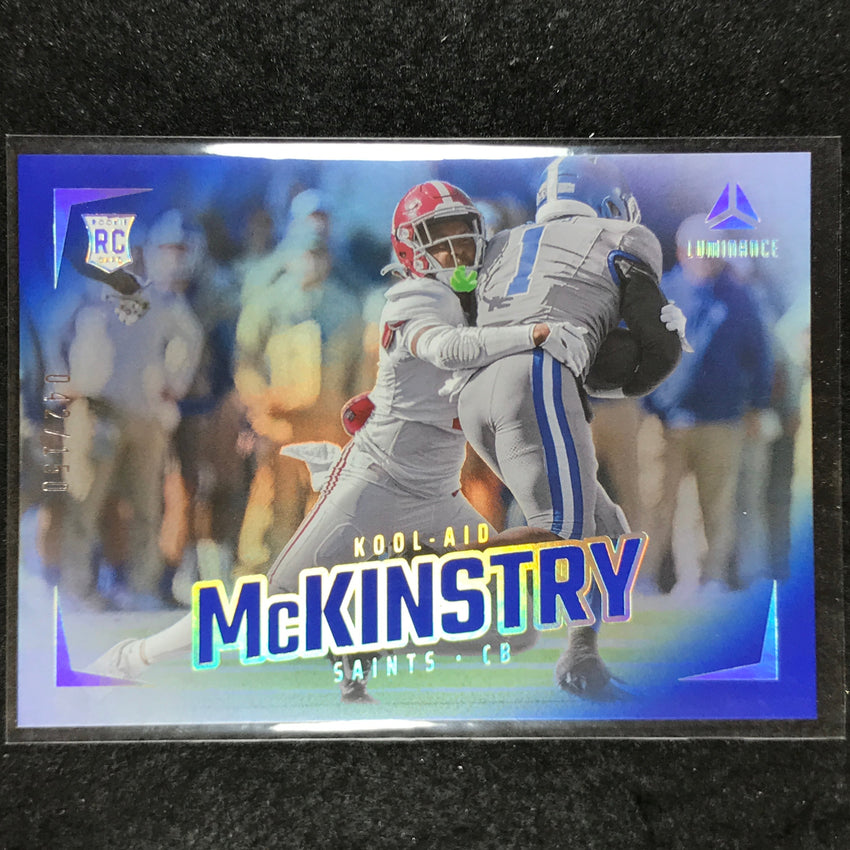 2024 Luminance Football KOOL-AID MCKINSTRY Rookie Base Horizontal Blue 42/150
