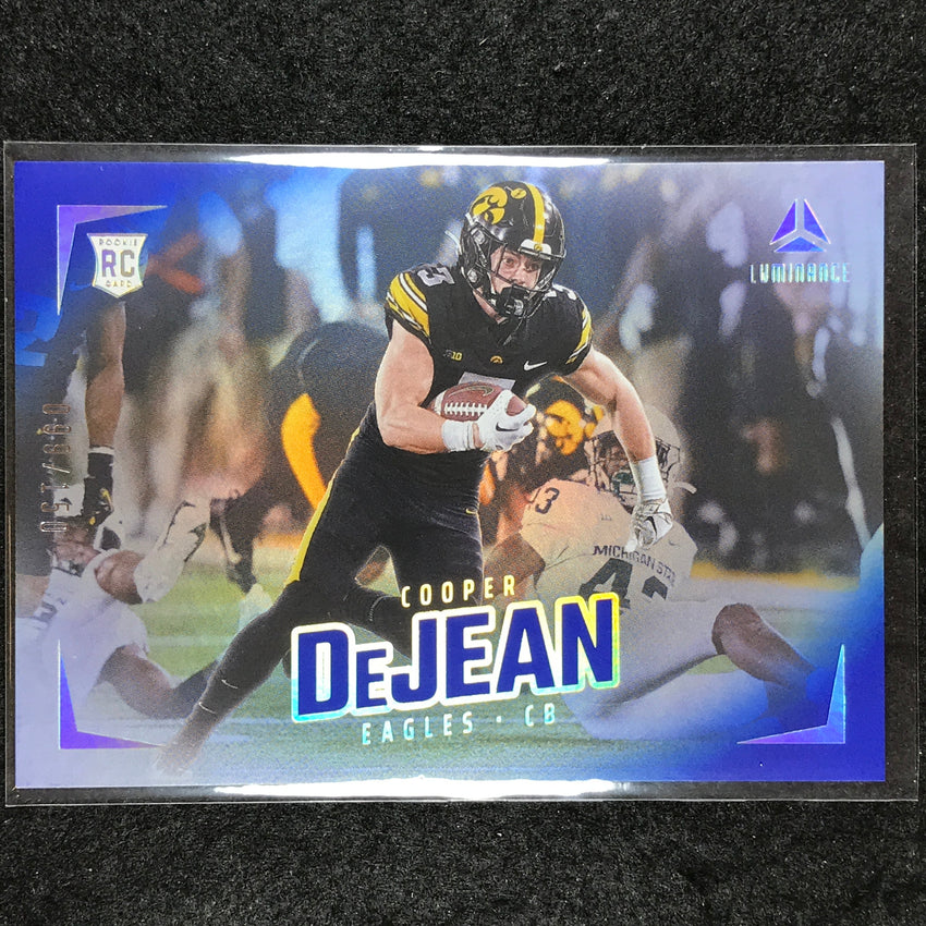 2024 Luminance Football COOPER DEJEAN Rookie Base Horizontal Blue 99/150 #191