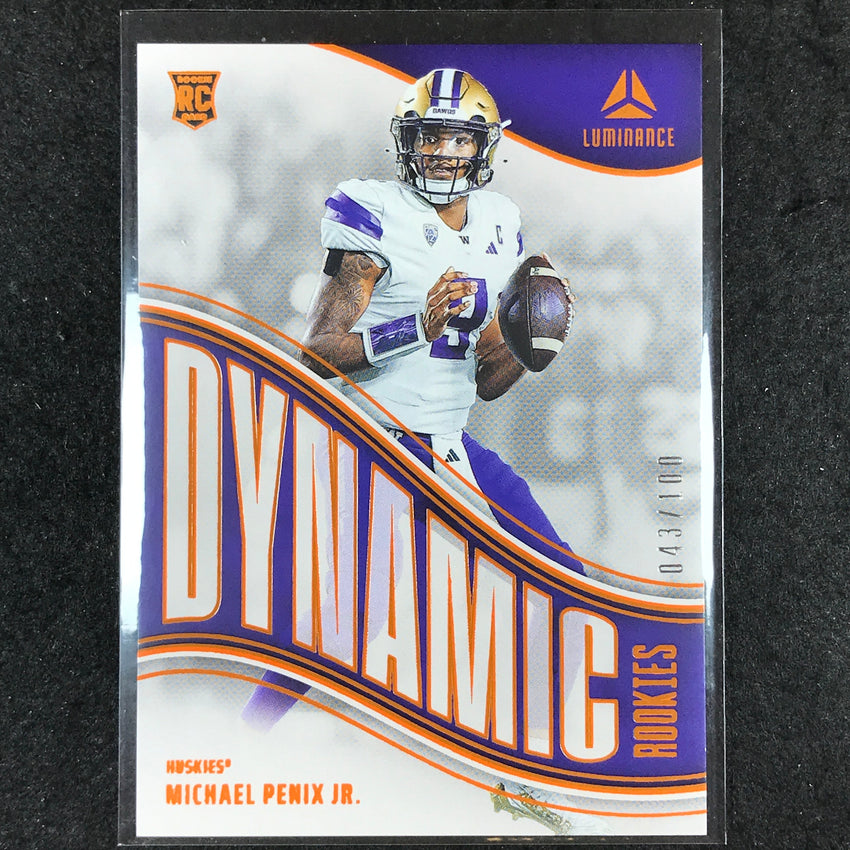 2024 Luminance Football MICHAEL PENIX JR. Dynamic Rookies Orange 43/100