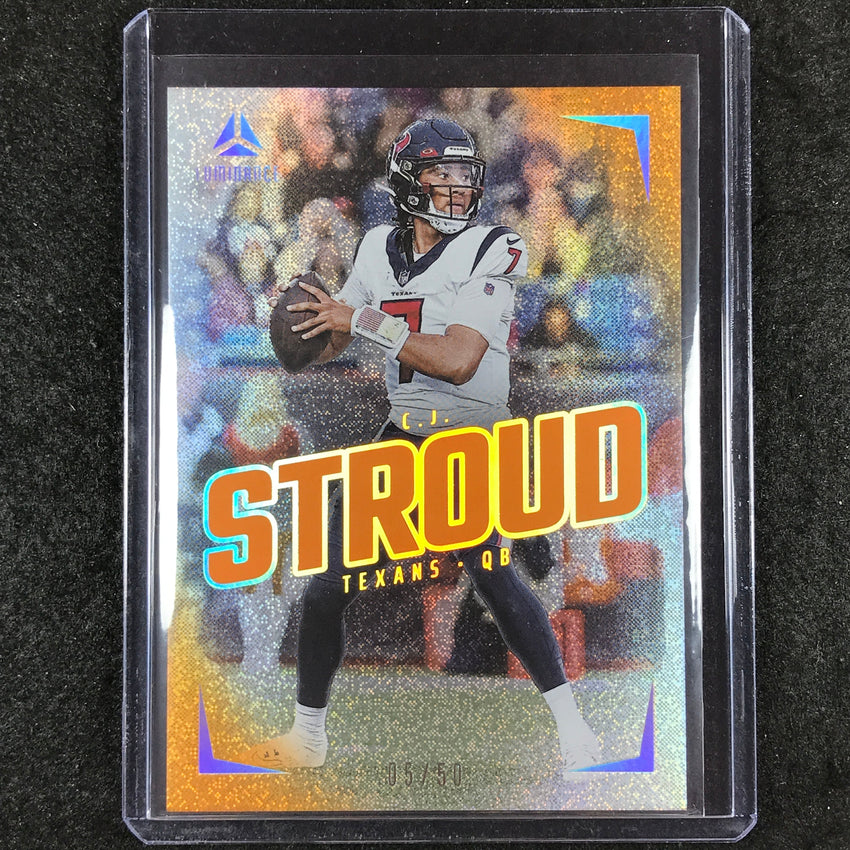 2024 Luminance Football C.J. STROUD Base Vertical Orange 5/50 #26