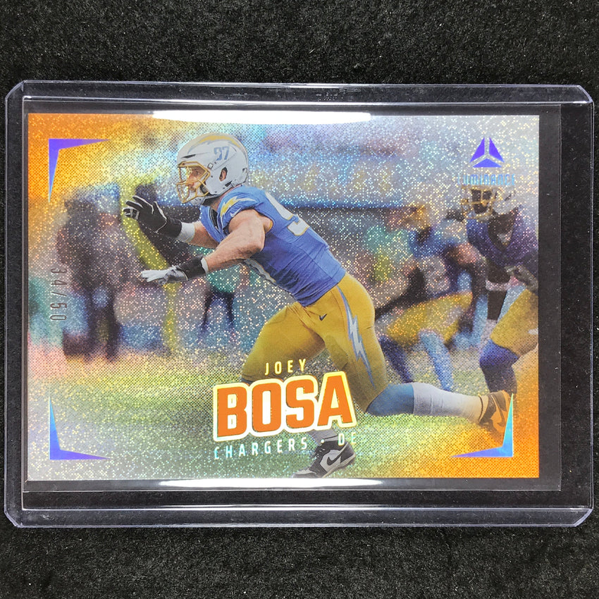 2024 Luminance Football JOEY BOSA Base Horizontal Orange 34/50 #90