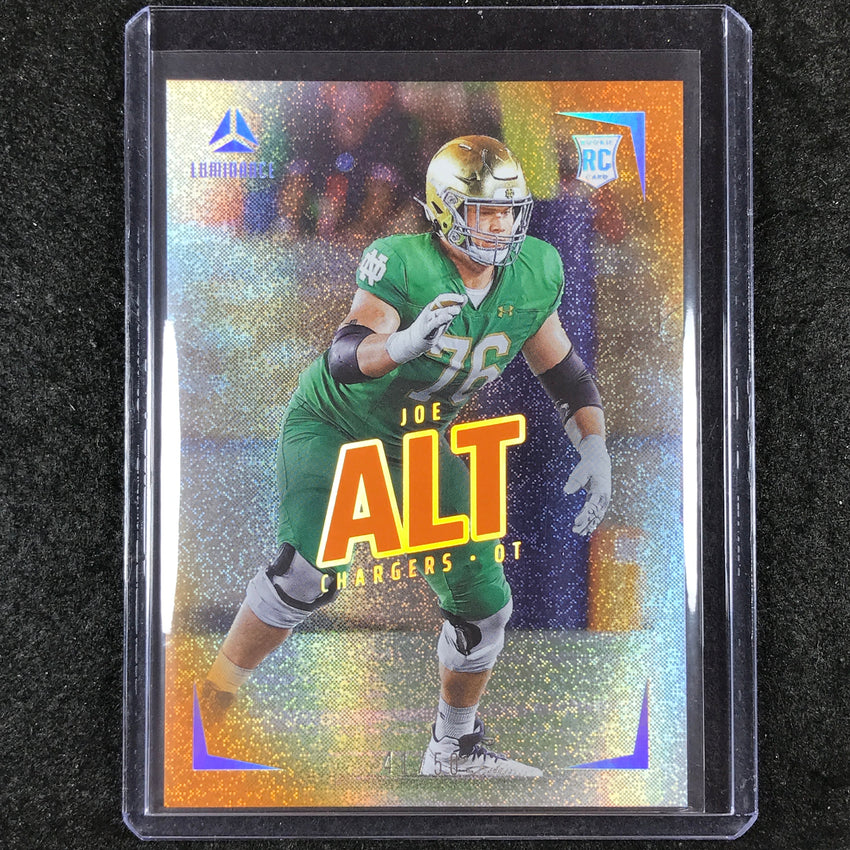 2024 Luminance Football JOE ALT Rookie Base Vertical Orange 41/50 #107