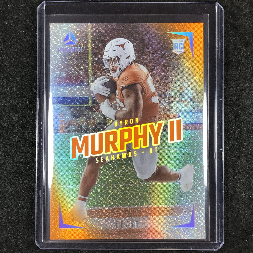 2024 Luminance Football BYRON MURPHY II Rookie Base Vertical Orange 5/50 #113