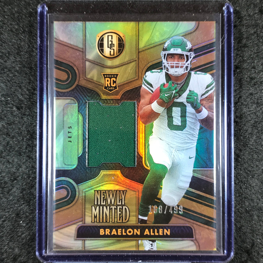 2024 Gold Standard Football BRAELON ALLEN Newly Minted Rookie Jersey 168/499