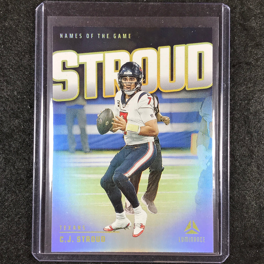 2024 Luminance Football C.J. STROUD Names of the Games SSP #CSD