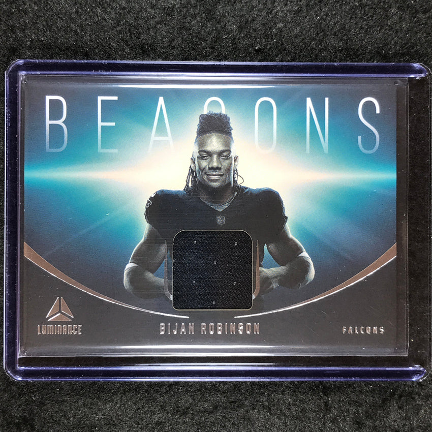 2024 Luminance Football BIJAN ROBINSON Beacons Jersey Relic #BRN