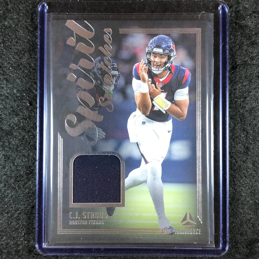 2024 Luminance Football C.J. STROUD Spirit Swatches Jersey Relic #CSD