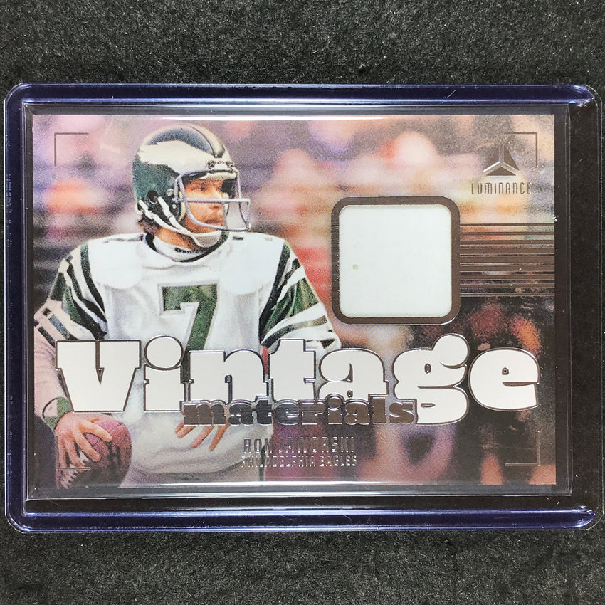 2024 Luminance Football RON JAWORSKI Vintage Materials Jersey Relic #