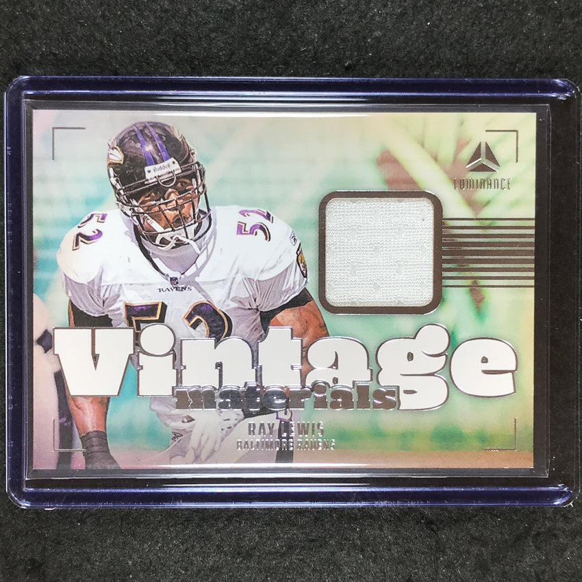 2024 Luminance Football RAY LEWIS Vintage Materials Jersey Relic #