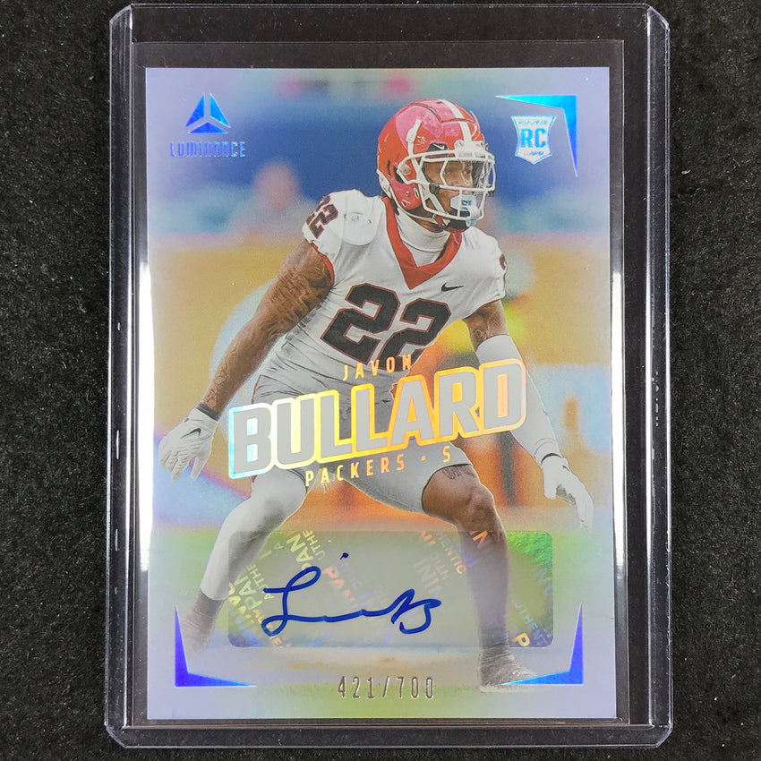 2024 Luminance Football JAVON BULLARD Rookie Luminance Auto 421/700 #148