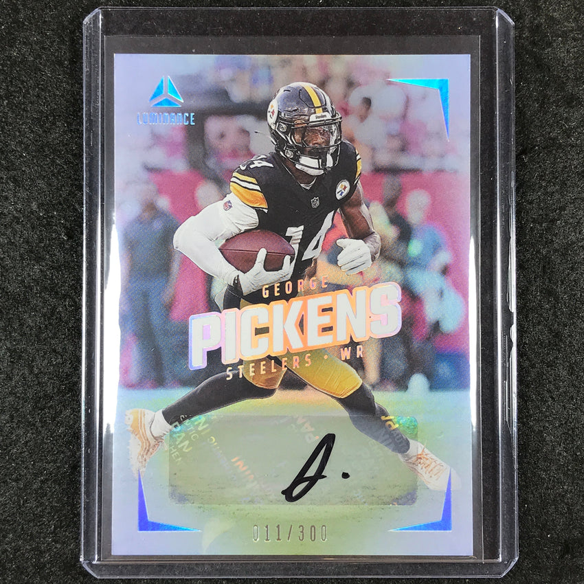 2024 Luminance Football GEORGE PICKENS Luminance Auto 11/300 #60