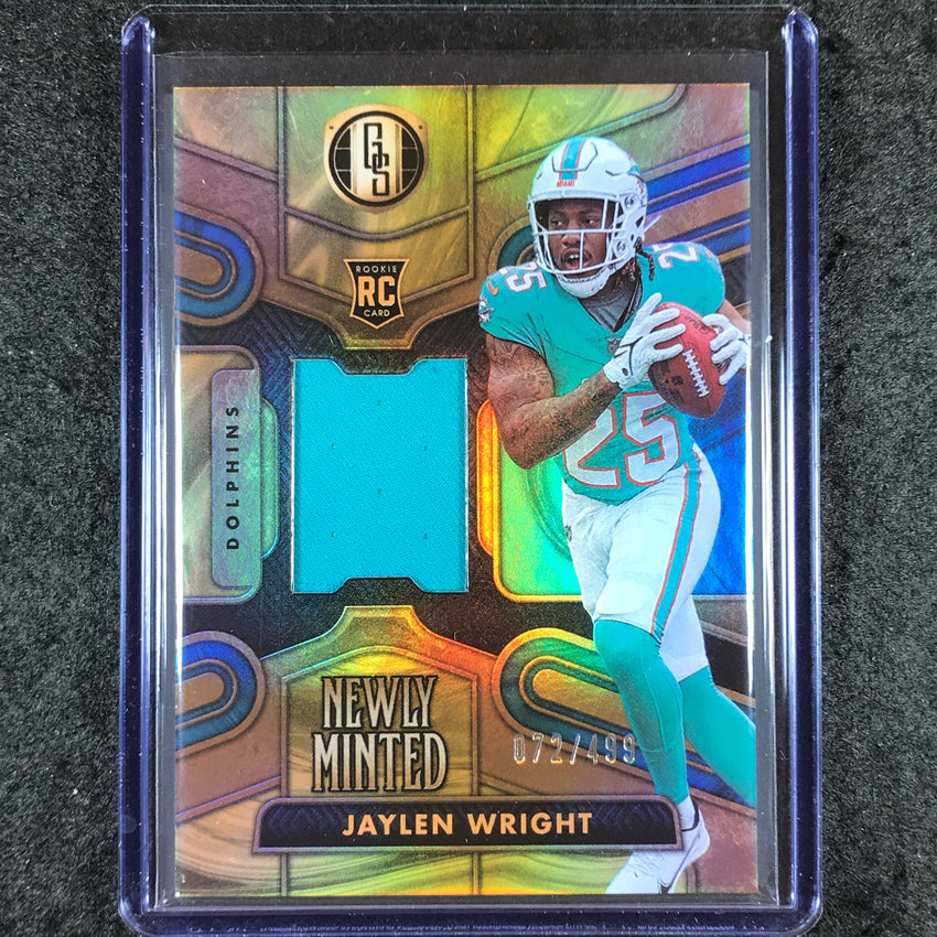 2024 Gold Standard Football JAYLEN WRIGHT Newly Minted Rookie Jersey 72/499