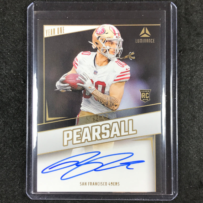 2024 Luminance Football RICKY PEARSALL Year One Rookie Auto #RPL