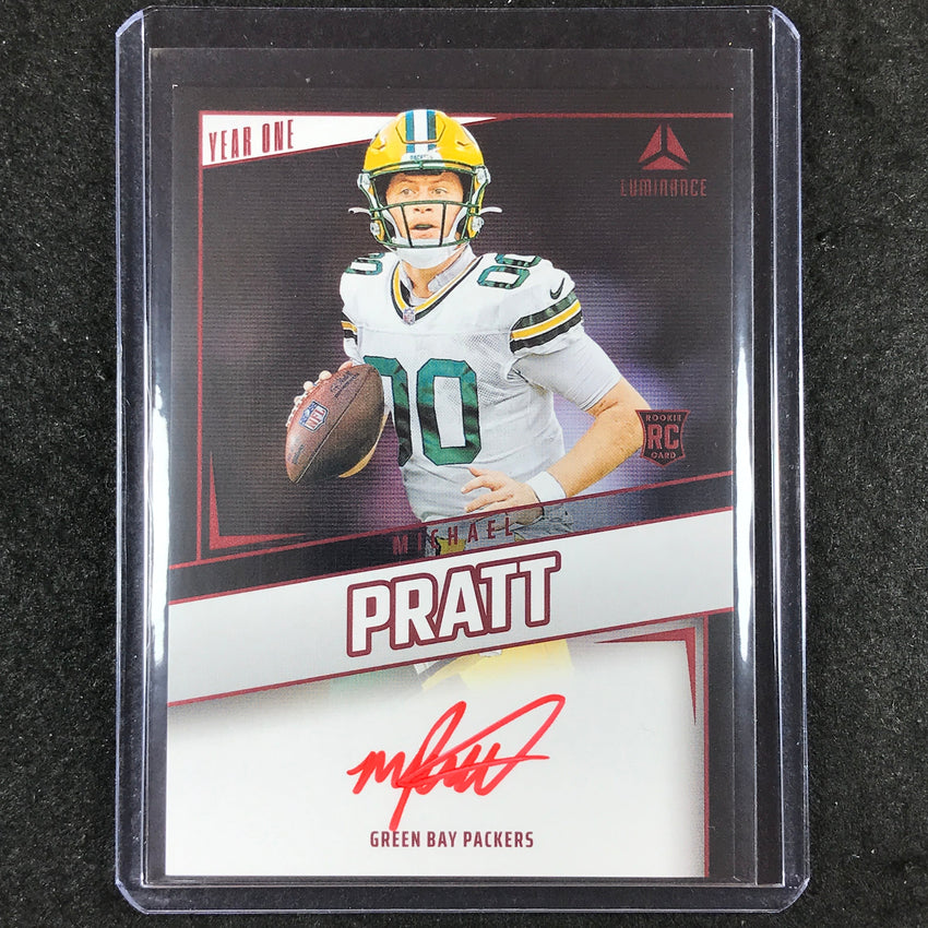 2024 Luminance Football MICHAEL PRATT Year One Rookie Auto Red #MPT