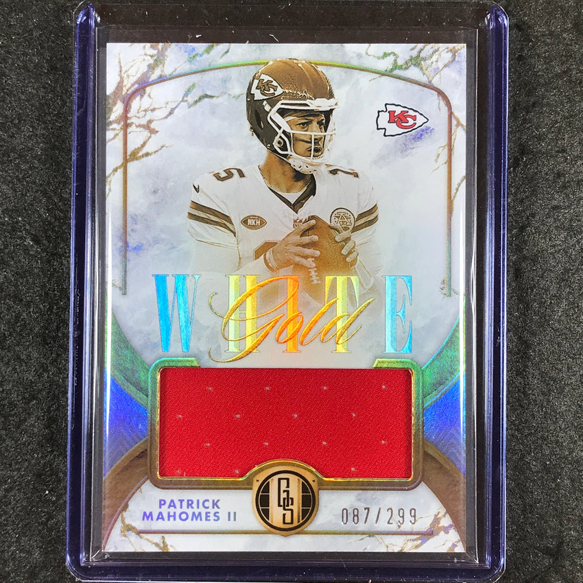 2024 Gold Standard Football PATRICK MAHOMES II White Gold Jersey Relic 87/299