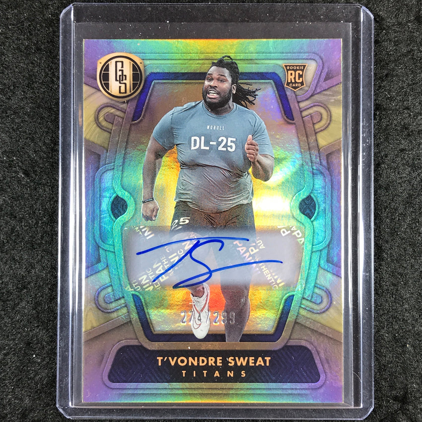 2024 Gold Standard Football T'VONDRE SWEAT Base Rookie Auto 274/299