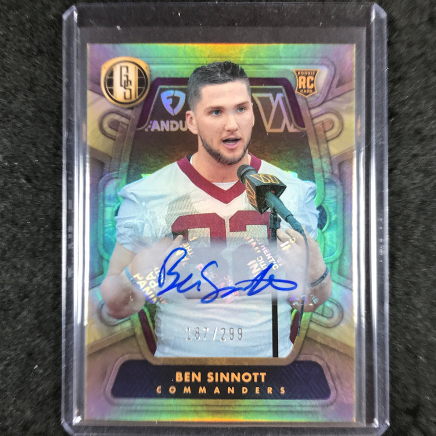 2024 Gold Standard Football BEN SINNOTT Base Rookie Auto 187/299