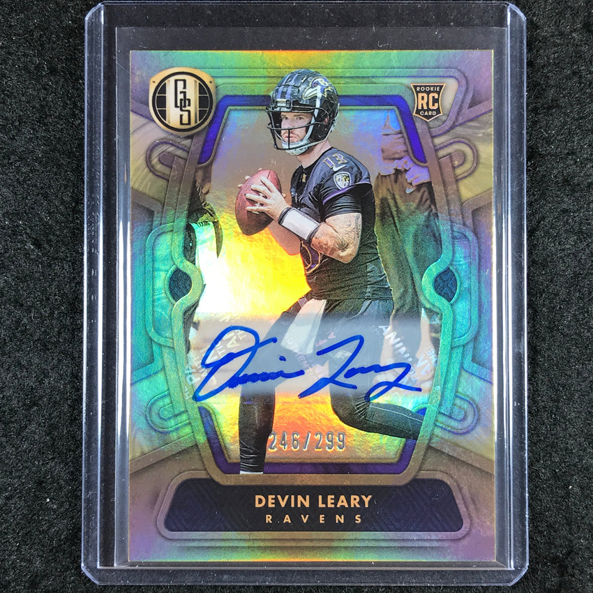 2024 Gold Standard Football DEVIN LEARY Base Rookie Auto 246/299