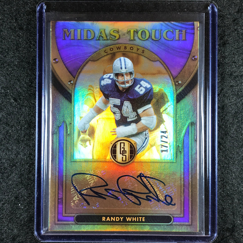 2024 Gold Standard Football RANDY WHITE Midas Touch Auto Rose Gold 17/24