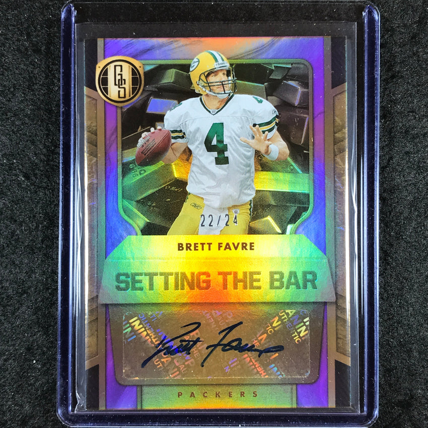 2024 Gold Standard Football BRETT FAVRE Setting the Bar Auto Rose Gold 22/24