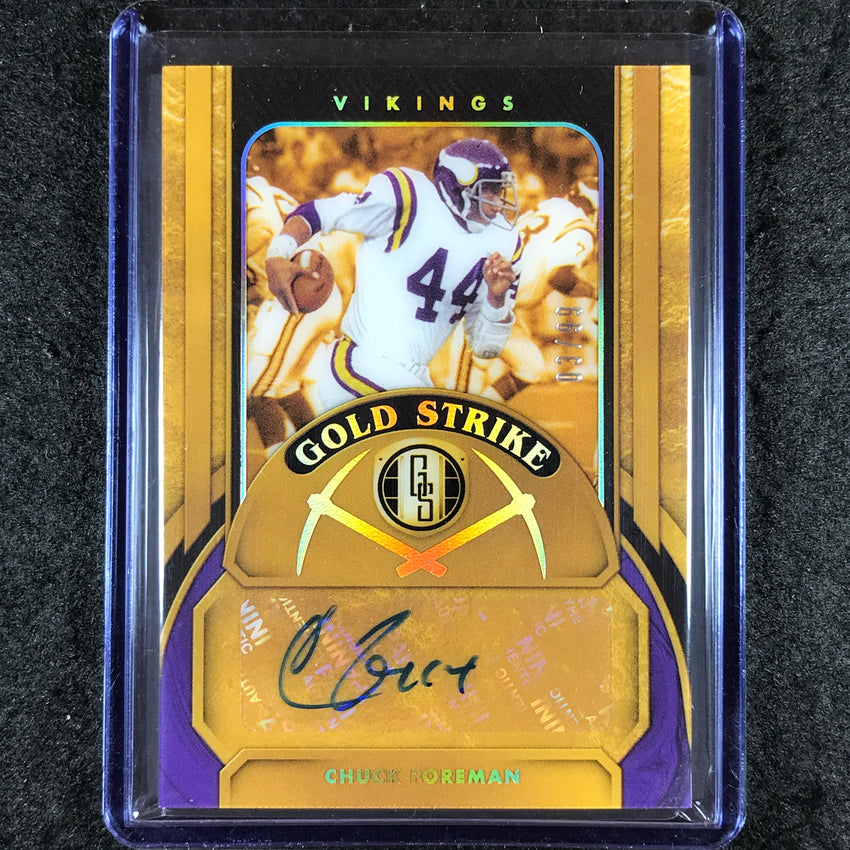 2024 Gold Standard Football CHUCK FOREMAN Gold Strike Auto 3/99