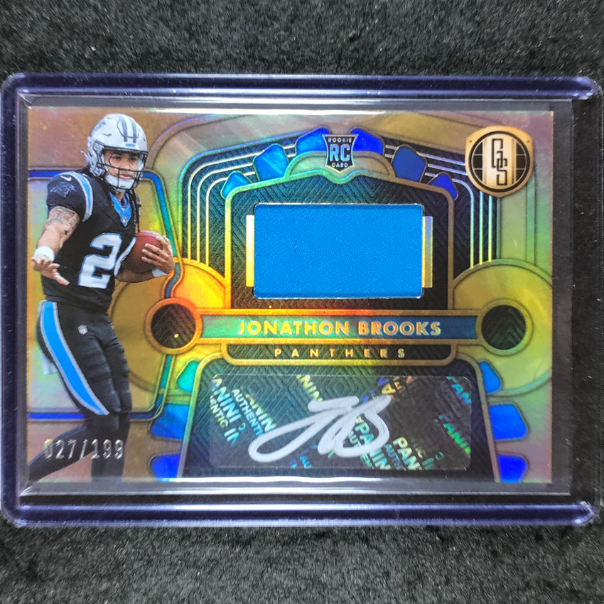 2024 Gold Standard Football JONATHON BROOKS Rookie Jersey Auto 27/199