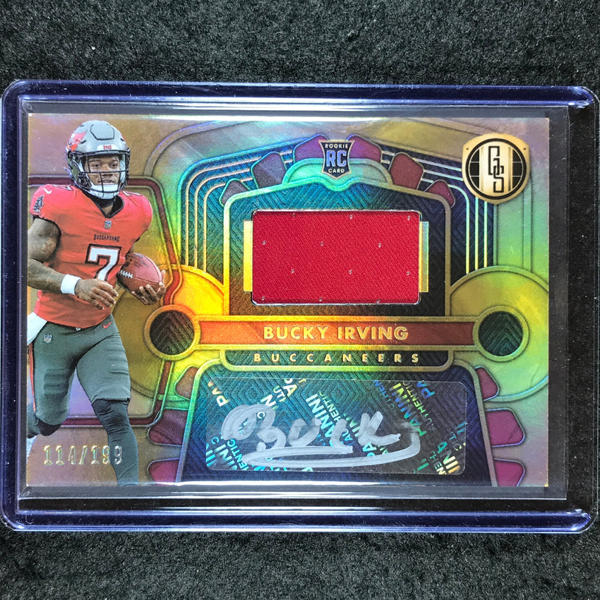 2024 Gold Standard Football BUCKY IRVING Rookie Jersey Auto 114/199