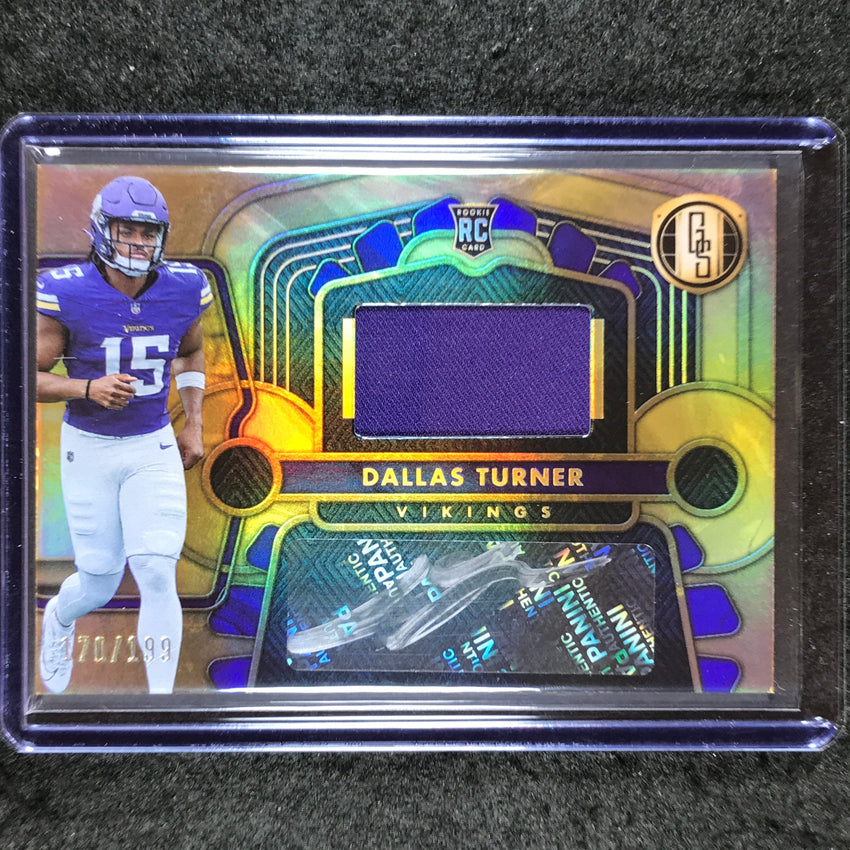 2024 Gold Standard Football DALLAS TURNER Rookie Jersey Auto 170/199