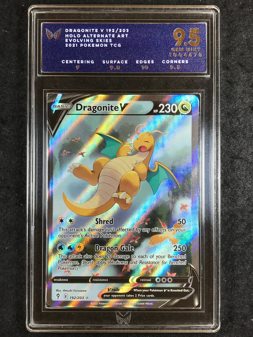 ARK 9.5 Dragonite V - 192/203 - Holo Alternate Art Evolving Skies 678