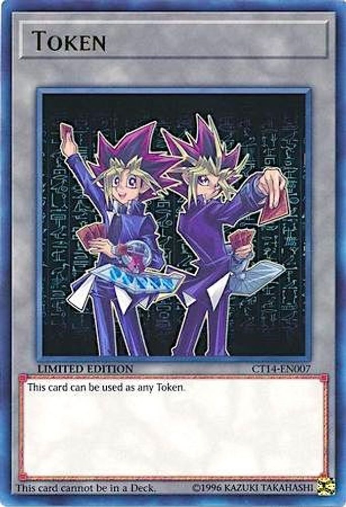 Token: Yugi/Yami (CT14-EN007) - Ultra Rare Limited Edition