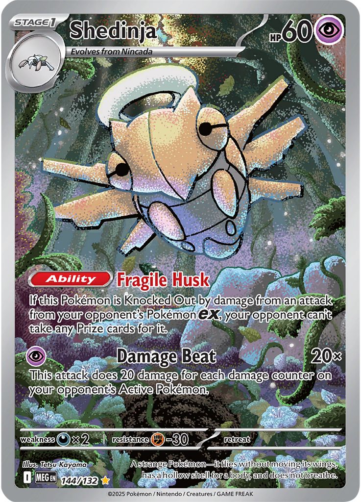 Shedinja - [  144/132 ] - Illustration Rare - Pokemon ME01 Mega Evolution
