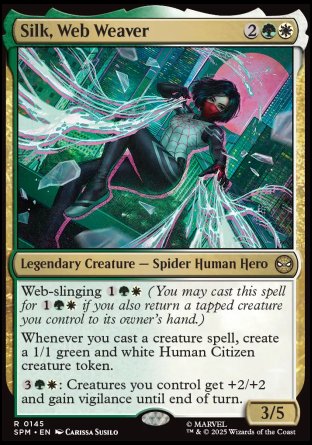 Silk, Web Weaver - #145 Rare Marvel's Spider-Man