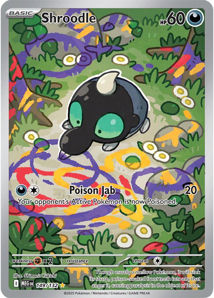 Shroodle - [  149/132 ] - Illustration Rare - Pokemon ME01 Mega Evolution