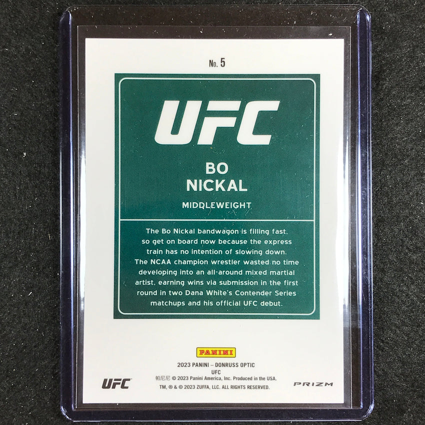 2023 Donruss Optic BO NICKAL Rookie Downtown SSP #5
